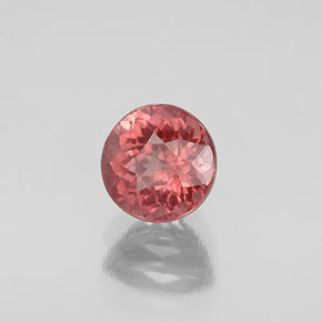 1.33 ct Pink Malaya Garnet Stone, Natural Malaya Garnet in Round Facet Shape for Sale