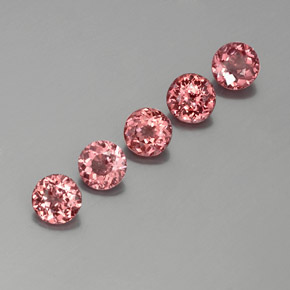 4.23 ct Orange Malaya Garnet Stone, Natural Malaya Garnet in Round Facet Shape for Sale