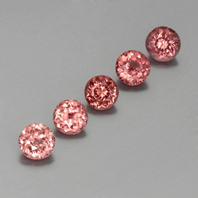 2.99 ct Orange Malaya Garnet Stone, Natural Malaya Garnet in Round Facet Shape for Sale