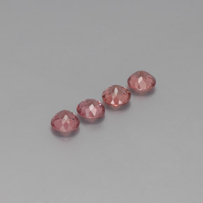 Malaya Garnet Gemstones in 5.6 mm Size for Sale, Malaya Garnet Stones in Pinkish Rose Color