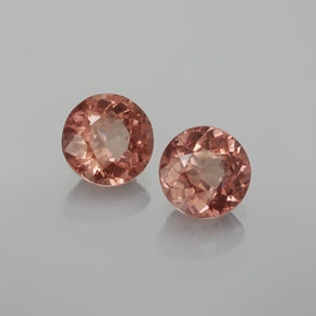 1.66 ct Pink Malaya Garnet Stone, Natural Malaya Garnet in Round Facet Shape for Sale