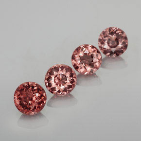 2.12 ct Pink Malaya Garnet Stone, Natural Malaya Garnet in Round Facet Shape for Sale