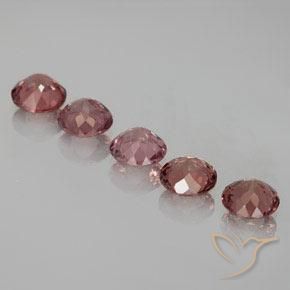 Malaya Garnet Gemstones in 5.5 mm (calibrated) Size for Sale, Malaya Garnet Stones in Deep Wine Red Color