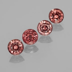 2.73 ct Pink Malaya Garnet Stone, Natural Malaya Garnet in Round Facet Shape for Sale