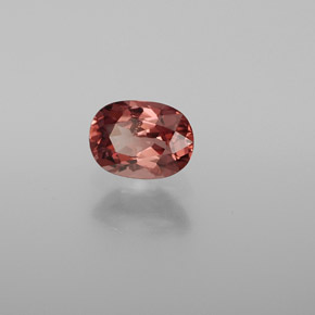 1.12 ct Pink Malaya Garnet Stone, Natural Malaya Garnet in Oval Facet Shape for Sale