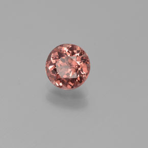 1.11 ct Pink Malaya Garnet Stone, Natural Malaya Garnet in Round Facet Shape for Sale