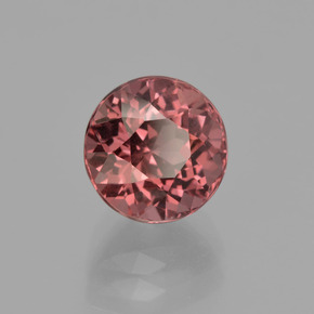 3.11 ct Pink Malaya Garnet Stone, Natural Malaya Garnet in Round Facet Shape for Sale