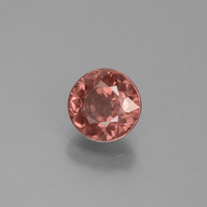 1.30 ct Pink Malaya Garnet Stone, Natural Malaya Garnet in Round Facet Shape for Sale
