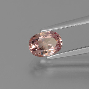 1.04 ct Pink Malaya Garnet Stone, Natural Malaya Garnet in Oval Facet Shape for Sale