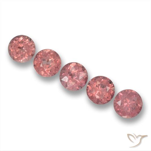 4.25ctw Natural Rose Pink Malaya Garnet, Round, VS