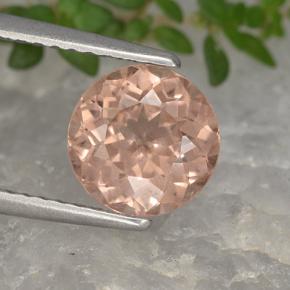 2.1ct Round Facet Pink Orange Malaya Garnet Gem for sale 2.1ct Round Facet Pink Orange Malaya Garnet Gem (ID: 495845)