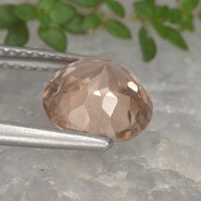 Malaya Garnet Gemstone in 8 mm (calibrated) Size for Sale, Malaya Garnet Stone in Light Pink Color