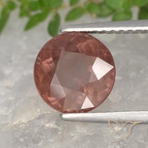 2.85 ct Pink Malaya Garnet Stone, Natural Malaya Garnet in Round Facet Shape for Sale