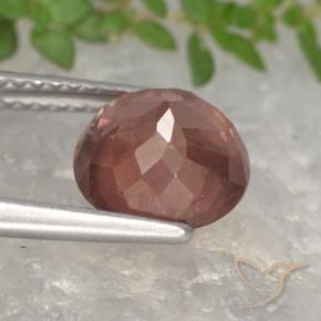 Malaya Garnet Gemstone in 8 mm (calibrated) Size for Sale, Malaya Garnet Stone in Burgundy Pink Color