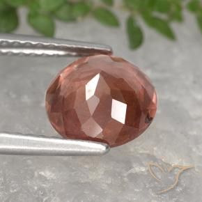 Malaya Garnet Gemstone in 8 mm (calibrated) Size for Sale, Malaya Garnet Stone in Raspberry Pink Color