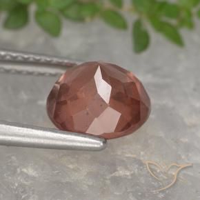 Malaya Garnet Gemstone in 7.5 mm (calibrated) Size for Sale, Malaya Garnet Stone in Medium Pink Color
