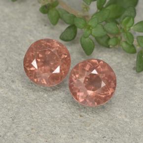 1.1ct Round Facet Pink Orange Malaya Garnet Gem for sale 1.1ct Round Facet Pink Orange Malaya Garnet Gem (ID: 495852)