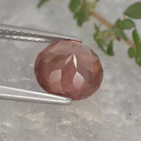 Malaya Garnet Gemstone in 8 mm (calibrated) Size for Sale, Malaya Garnet Stone in Pink Orange Color