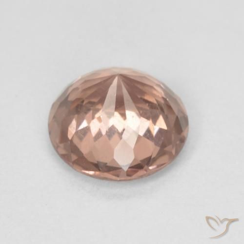Malaya Garnet Gemstone in 7 mm (calibrated) Size for Sale, Malaya Garnet Stone in Grapefruit Pink Color