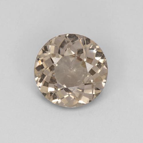 0.94 ct Yellow Malaya Garnet Gemstone, Malaya Garnet Gem in Round Facet Shape for Sale.
