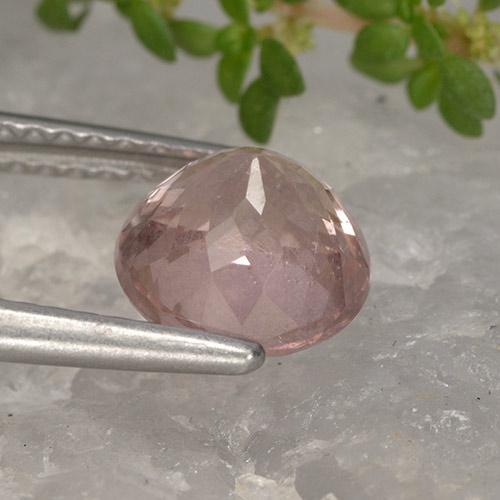 Malaya Garnet Gemstone in 7 mm (calibrated) Size for Sale, Malaya Garnet Stone in Light Pink Color