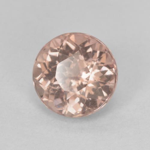 1.55 ct Pink Malaya Garnet Stone, Natural Malaya Garnet in Round Facet Shape for Sale