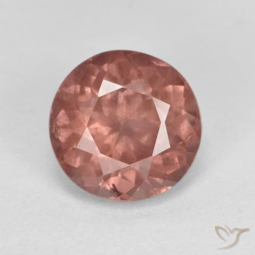 6mm Granato Malaya rosa Sfaccettatura rotonda dalla Tanzania, peso di 1,04 ct, pietra preziosa naturale non trattati in purezza VS, Granato Malaya 1pz - il colore è Rosa medio, durezza Mohs di 7 - 7,5 adatto per gioielli da indossare ogni giorno, Photo A
