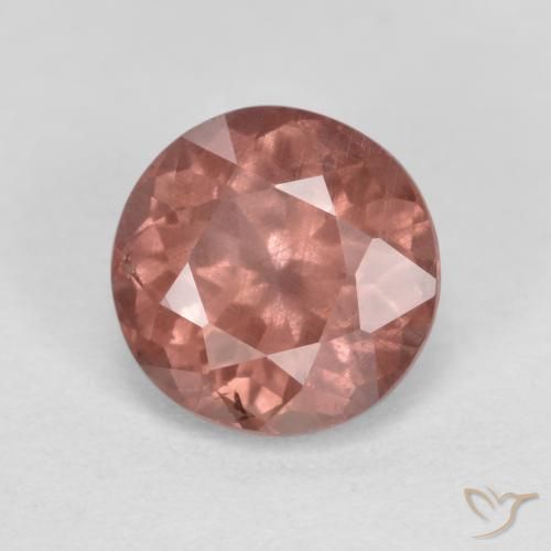 1.04 ct Pink Malaya Garnet Stone, Natural Malaya Garnet in Round Facet Shape for Sale
