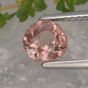 1.04 ct Pink Malaya Garnet Stone, Natural Malaya Garnet in Round Facet Shape for Sale
