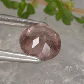 Malaya Garnet Gemstone in 6 mm (calibrated) Size for Sale, Malaya Garnet Stone in Rose Pink Tone Color