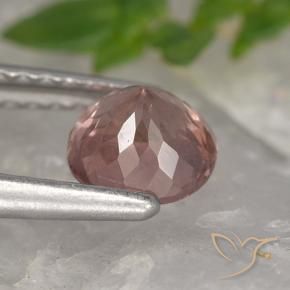 Malaya Garnet Gemstone in 5.5 mm (calibrated) Size for Sale, Malaya Garnet Stone in Rose Pink Color