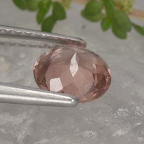 Malaya Garnet Gemstone in 6.5 mm (calibrated) Size for Sale, Malaya Garnet Stone in Pink Orange Color