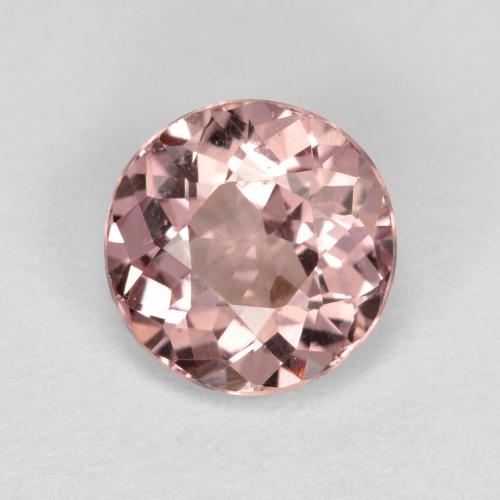 0.96 ct Pink Malaya Garnet Gemstone, Malaya Garnet Gem in Round Facet Shape for Sale.