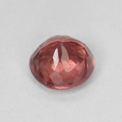 Malaya Garnet Gemstone in 6 mm (calibrated) Size for Sale, Malaya Garnet Stone in Orangish Pink Color