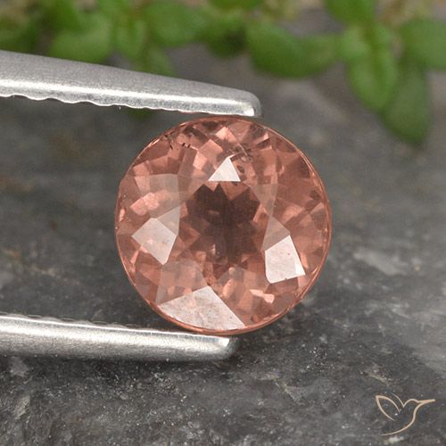 1.02ct Natural Raspberry Pink Malaya Garnet, Round, VS