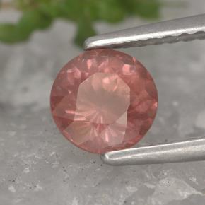 1.00 ct Pink Malaya Garnet Stone, Natural Malaya Garnet in Round Facet Shape for Sale