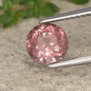 1.61 ct Pink Malaya Garnet Stone, Natural Malaya Garnet in Round Facet Shape for Sale
