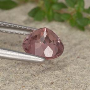 Malaya Garnet Gemstone in 7 mm (calibrated) Size for Sale, Malaya Garnet Stone in Pinkish Rose Color