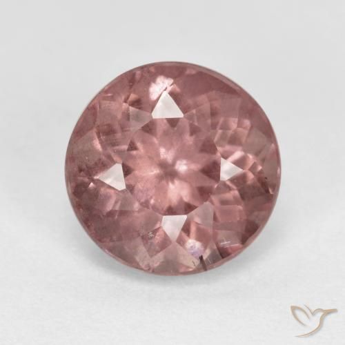 Light Pink Malaya Garnet Gem - 1.7ct Round Facet (ID: 495918)