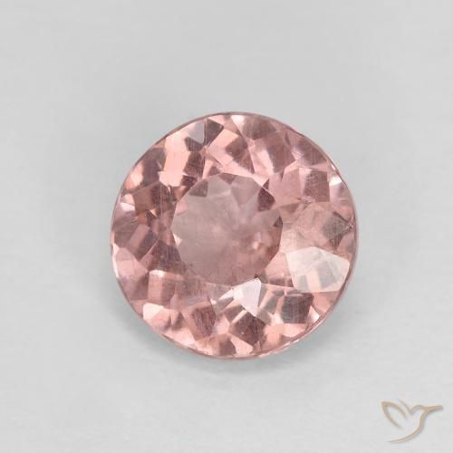 1.40 ct Pink Malaya Garnet Stone, Natural Malaya Garnet in Round Facet Shape for Sale