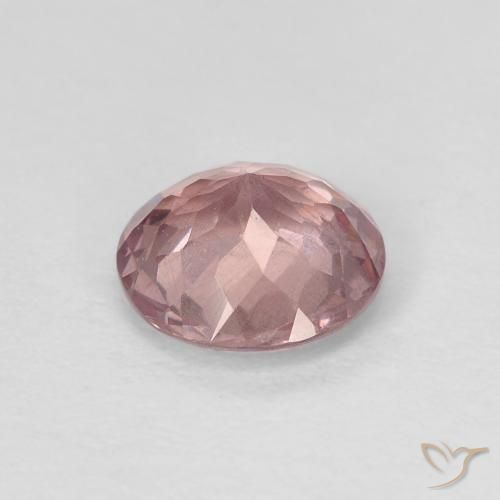Malaya Garnet Gemstone in 7 mm (calibrated) Size for Sale, Malaya Garnet Stone in Peach Rose Color