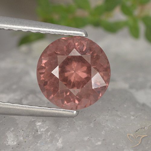 1.6ct Round Facet Pinkish Rose Malaya Garnet for sale thumb image of 1.6ct Round Facet Pinkish Rose Malaya Garnet (ID: 495923)