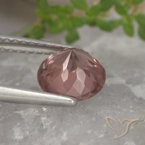 Malaya Garnet Gemstone in 7 mm (calibrated) Size for Sale, Malaya Garnet Stone in Indian Red Color