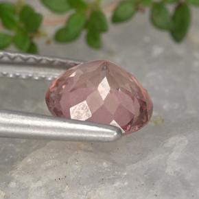 Malaya Garnet Gemstone in 7 mm (calibrated) Size for Sale, Malaya Garnet Stone in Earthy Pink Color