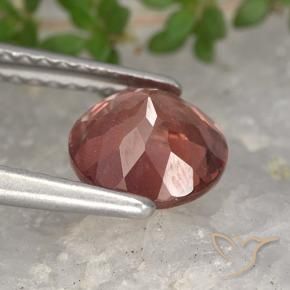 Malaya Garnet Gemstone in 7 mm (calibrated) Size for Sale, Malaya Garnet Stone in Brick Red Color