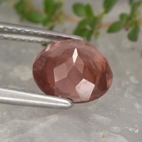 Malaya Garnet Gemstone in 8 mm (calibrated) Size for Sale, Malaya Garnet Stone in Pink Orange Color