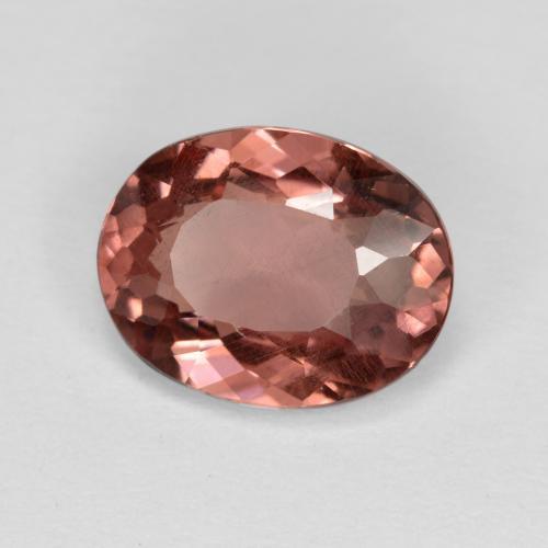 2.14 ct Pink Malaya Garnet Stone, Natural Malaya Garnet in Oval Facet Shape for Sale