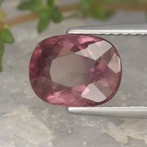 2.53 ct Pink Malaya Garnet Stone, Natural Malaya Garnet in Oval Facet Shape for Sale