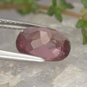 Malaya Garnet Gemstone in 9.2 x 7.1 mm Size for Sale, Malaya Garnet Stone in Pinkish Rose Color