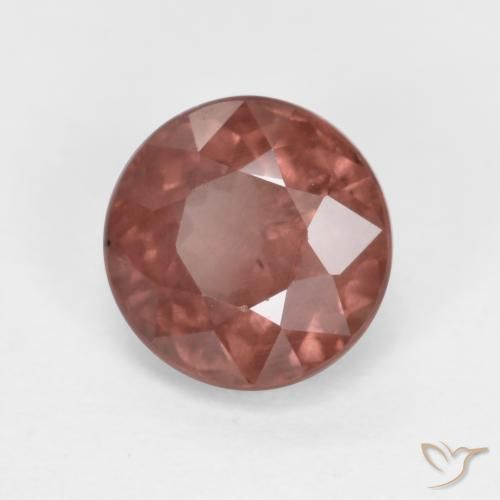 1.19 ct Pink Malaya Garnet Stone, Natural Malaya Garnet in Round Facet Shape for Sale
